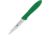HENCKELS ZWILLING Twin Master Parer Knife, 8.25in Overall, 4in Satin Finish Stainless Blade, Green Plastic Handle, 32100-102