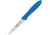 HENCKELS ZWILLING Twin Master Parer Knife, 8.25in Overall, 4in Satin Finish Stainless Blade, Blue Plastic Handle, Boxed, 32100-104