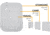 HEST Pillow Case, Travel, Gray, 13x17in, B23512GRE