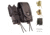 High Speed Gear Leo Taco Belt Mount-Covered Pouch, Black, Coyote Brown, MultiCam, MultiCam BK, Olive Drab, Wolf Gray