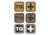 High Speed Gear Medical Patch TQ - 6 Pack, Black/Coyote Brown/Olive Drab, 90MD0600