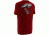 HUK Mens Kscott Striper Pursuit Tee, Heather Red H1000065HRDS