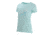 HUK Performance Fishing W Sunrise Crew Tops, Short Sleeve - Womens, Sea Foam, Large, H6100021-350-L