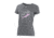 HUK Performance Fishing W Sunrise Crew Tops, Short Sleeve - Womens, True Grey Heather, Large, H6100021-035-L