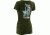 HUK Womens KScott Bass Tee, Heather Green H1000079HGNXS
