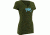 HUK Womens KScott Bass Tee, Heather Green H1000079HGNXS