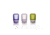 Humangear GoToob+ 3-Pack, 1.7oz, Clear/Green/Blue, Clear/Green/Blue, HG-31544
