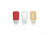 Humangear GoToob+ 3-Pack, 2.5oz, Clear/Red/Orange, Clear/Red/Orange, HG-31575