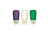 Humangear GoToob+ 3-Pack, 3.4oz, Clear/Purple/Turquoise, Clear/Purple/Turquoise, HG-22492