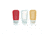 Humangear GoToob+ 3-Pack, 3.4oz, Clear/Red/Orange, Clear/Red/Orange, HG-31599