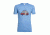 Icebreaker Sphere Short Sleeve Crewe Van Surf Life, Chalk Blue Hthr, M, 104175401M