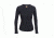 Icebreaker Zone Long Sleeve Crewe, Black/Mineral, S, 102570001S
