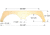 Icon 00417 Dem Axle Fender Skirt Fs669, Colonial White, 417