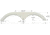 Icon Tandem Axle Fender Skirt Fs1705 For Keystone, Polar White, 1705