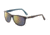 Joop! 87173 Single Vision Prescription Sunglasses, Brown Frame, Grey/Blue W/  Violet.Gold Mirror Lens-87173-6723SV