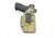 Kaos Concealment Holsters Fusion Torch Walther PPQ M1/M2 Stream Torch Holster, Streamlight TLR1, FDE, Small, KL2-PPQSTREAMTLR1-FDE-RL