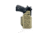 Kaos Concealment Holsters Fusion Torch Walther PPQ M1/M2 Stream Torch Holster, Streamlight TLR1, FDE, Small, KL2-PPQSTREAMTLR1-FDE-RL