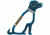 KeyGear Critter Carabiner Dog, 50-KEY0349, Blue 50-KEY0349