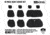 King 4WD Seat Covers, Jeep Wrangler JK 2 Door 2008 - 2012, Neoprene, Black/Black, 11010301