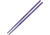 Kizer Cutlery Chopsticks Tiium, 8.5in Overall, Purple Anodized w/ Sculpted Texture, Comes In Titanium Capsule w/ Threaded Cap, Padded Draw String Pouch, T309A3