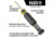 Klein Tools 15in1 Multi-Bit Ratcheting Screwdriver, Black/Yellow, 32305