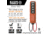 Klein Tools AC/DC Voltage Tester, Orange/Black, ET45