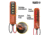 Klein Tools AC/DC Voltage Tester, Orange/Black, ET45