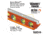 Klein Tools ACCU-BEND Level, 4 Vial, Orange, 935AB4V