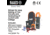 Klein Tools Clamp Meter Electrical Test Kit, Orange/Black, CL120KIT