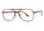 LAmy Westport Prescription Eyeglasses - Frame Brown, Size 59/17mm LYWST0F311-597U01