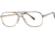 LAmy Westport Single Vision Prescription Eyeglasses - Frame Gold, Size 53/15mm LYWST0MC021555