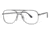 LAmy Westport Eyeglass Frames - Frame Gunmetal, Size 59/17mm LYWST0F264-597U01