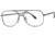 LAmy Westport Single Vision Prescription Eyeglasses - Frame Gunmetal, Size 57/15mm LYWST0F264597