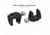 Leofoto Anemometer GMC-01 Clamp Set, Black, GMC-01