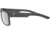 Leupold Becnara Sunglasses, Matte Black/Gloss Black Frame, Square Shadow Gray Flash Lens, Polarized, Regular-Wide, 179102