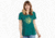 Life Is Good Mountain Bike Woods Breezy Tee Womens, Forest Green, Small, 53600-S