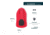 Lifetime Products 48in Premium Snow Sled, 2 Pack, Red, 91181