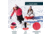 Lifetime Products 48in Premium Snow Sled, 2 Pack, Red, 91181