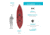 Lifetime Products Tamarack 100 Sit-On-Top Kayak w/Paddle, Red, 90486