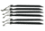 LiteFighter Gear J-Stakes, Set of 6, Black, 7.75in x 0.5in, JS1106-BLK