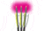 Lumenok Crossbow Bolt Pink Moon 22 in, Black, Pack of 3, BECC223P