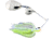 Lunker Lure Proven Winner Double Colorado/Indiana Blade Spinnerbait, Chartreuse White Head/Chartreuse White Skirt, 3/4oz, PW2134