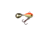 Lunkerhunt Magic Bean Bait, Glow Orange, 0.75in &amp; 1/4 oz, LHIMB18