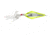 Lunkerhunt Rattle Spud Bait, Silver Chartreuse, 1/8 oz, RS105