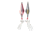 Lunkerhunt Rattle Spud Bait, Silver Orange, 1/8 oz, RS102