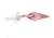 Lunkerhunt Rattle Spud Bait, Silver Red, 1/8 oz, RS106