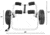 Malone Auto Racks NomadTRX Standard Kayak Cart w/ No-flat Tires, MPG523
