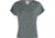 Mammut Pali Cropped T-Shirt - Womens, Phantom Melange, Small, 1017-01950-00158-113