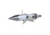 Mangle Broadheads EXP Broadhead 100 grain, Silver, Pack of 3, 75688