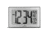 Marathon Atomic Digital Wall Clock, Black/Stainless Steel, 9.5in x 1in x 6in, CL030068-BK-SS-NA